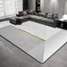 Living Room Rug,Large Rug,Oversized, Gold Leaves Design,Bedroom Rug,Soft And Thick, Machine Washable, Thickened Rug, Bedside Rug,Decorative Indoor Rug_maomaolike.com