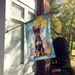 Miniature Pinscher Happy Birthday House Flag Large Porch Sleeve Pole Decorative Outside Yard Banner Artwork Wall Hanging, Polyester, House Size, Multicolor_maomaolike.com