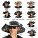 Hot Sale Wide Brim with Solar/USB Charging Fan Fisherman Cowboy Sunshade Hat for Outdoor Riding Hiking Fishing_maomaolike.com