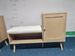 2-in-1 Shoe Storage Bench, Natural Rattan Shoe Cabinet With 2 Adjustable Shelves And Removable Seat Cushion, Modern Entryway Bench, Shoe Storage Organizer, Shoe Rack For Hallway, Bedroom_maomaolike.com