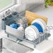 Urackify Dish Drying Rack - Stainless Steel Dish Rack For Kitchen Counter_maomaolike.com