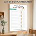 Task & Earn Money Themed Painting Poster, Colorful Structured Task-tracking Poster, Functional Design To Manage Tasks And Track Weekly Earnings, Ideal_maomaolike.com