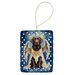 Chocolate Labrador Retriever My Angel Porcelain Ornament Christmas Tree Hanging Decorations For Home Christmas Holiday, Rectangle, Gift, Multicolor_maomaolike.com