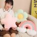 Ins Rainbow Home Bedroom Children's Room Sofa Bay Window Decoration Bedside Cushion Girly Heart Love Pillow_maomaolike.com