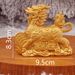 Gold-plated Ornament For Home Entrance, Office, Shop Desktop, Auspicious Beast Coin, Unicorn Offering Treasure Decoration Craft_maomaolike.com