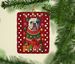 American Bulldog Holiday Christmas Porcelain Ornament Christmas Tree Hanging Decorations For Home Christmas Holiday, Rectangle, Gift, Multicolor_maomaolike.com