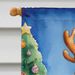 American Water Spaniel Christmas Reindeer House Flag Large Porch Sleeve Pole Decorative Outside Yard Banner Artwork Wall Hanging, Polyester, House Size, Multicolor_maomaolike.com
