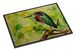 Green Heron Doormat Front Door Mat Indoor Outdoor Rugs For Entryway, Non Slip Washable Low Pile, 24H X 36W_maomaolike.com