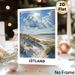 Jutland Beach Coastal Painting Poster, Vibrant Impressionist-style Sunlit Beach Dunes & Seascape Poster, Calming Natural Scenery Ideal For Living_maomaolike.com