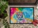 Hippie Animal White Tiger Doormat Front Door Mat Indoor Outdoor Rugs For Entryway, Non Slip Washable Low Pile, 24H X 36W_maomaolike.com