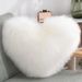 Heart Shaped Plush Pillow Cushion With Core Sofa Waist Cushion Office Chair Pillow_maomaolike.com