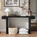 60inches Rustic Farmhouse Console Table , Distressed Wood Finish Entryway Sofa Side Table For Living Room, Hallway, Black_maomaolike.com