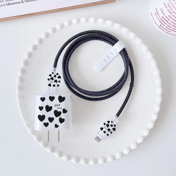 Best-selling Heart-shaped Letter Protective Case For 18w/20w Fast-charging Charger_maomaolike.com