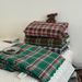 Wholesale Korean Style Yarn-Dyed Washed Cotton Hollow Lace Summer Cool Machine Washable Air Conditioning Simple Grid Thin Quilt_maomaolike.com