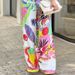 Women's Style Printed Loose Long Sleeve Wide Leg Pants Fashion Suit_maomaolike.com