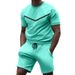 Men's Clothing round neck t-shirt short sleeve men's NK youth casual sports men's suit_maomaolike.com