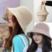 Hot Sale New Fashion Women Girls Double-sided Fisherman Hats Panama Breathable Foldable Cap Outdoor Sunscreen Bucket Hat_maomaolike.com