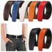 HOT Men Durable Decorative Trousers Trouser Jeans Decor Strap Genuine Leather Waistband No Buckle Belt_maomaolike.com