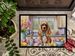 Decorating Easter Cocker Spaniel Doormat Front Door Mat Indoor Outdoor Rugs For Entryway, Non Slip Washable Low Pile, 24H X 36W_maomaolike.com