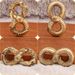 Brass Figure 8 Wealth Gold Snake Hand Grip Exercise Finger Movement Metal Craft Copper Stress Relief Artifact Gift_maomaolike.com
