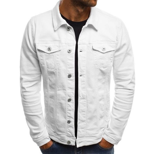 Men's Casual Solid Color Jacket Cardigan Button Cargo Jacket_maomaolike.com