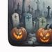 Boston Terrier Spooky Halloween Memory Foam Kitchen Mat Machine Washable Anti-Fatigue Mat Cushion Comfort Bath Mat Or Kitchen Rug_maomaolike.com