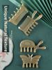 Natural Horn Multifunctional Comb, Dual-Use Tool For Scalp Care And Facial Lifting Meridian Massage_maomaolike.com