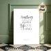 Inspirational Quote Painting Poster, Minimalist Black & White Calligraphy Style Poster, Uplifting Motivational Message To Foster Positive Mindset_maomaolike.com