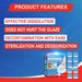 EELHOE Toilet Toilet Cleaning Tablet Toilet Block Deodorizing Urine Stains Cleaning Effervescent Tablet Sink Stain Removal Scent_maomaolike.com