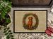 Nova Scotia Duck Tolling Retriever Christmas Flowers Doormat Front Door Mat Indoor Outdoor Rugs For Entryway, Non Slip Washable Low Pile, 24H X 36W_maomaolike.com