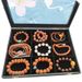 Bracelet Jewelry Display Storage Box Glass Large Transparent Jewelry Plaid Bracelet Pendant Necklace Beads Collection Rack_maomaolike.com