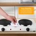 1Pc 2000W Double Electric Burner Double Hot Plate With 5 Gear Temperature Control_maomaolike.com