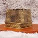 Brass Burner For Home Use, Incense Coil Holder, Great Wall Beacon Tower Antique Style Desktop Decoration, Metal Ornament Craft_maomaolike.com