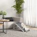 49" Pet Ramp For Dogs & Cats With Non-Slip Carpet, White_maomaolike.com