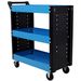 3 Tier Rolling Tool Cart On Wheels,Heavy Duty Utility Tool Cart With Pegboard For Repair Shop, Garage, Warehouse,Blue_maomaolike.com