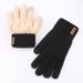 Double Layer Warm Touch Screen Gloves With Fleece Thickened Outdoor Knitted Gloves Sports Gloves Skiing Cycling Motorcycle Hiking _maomaolike.com