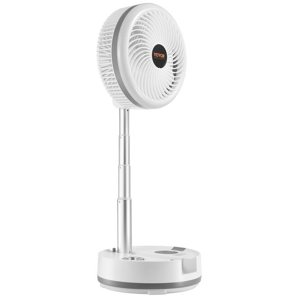 10 Inch Foldable Rechargeable Oscillating Fan 3 In 1 Remote 9 Speeds_maomaolike.com
