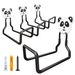 Heavy Hook Display Hanger 4 Sets Of Long Ladder Hooks, Heavy Garage Metal Hooks Strong Load Warehouse Tools Storage Hooks Garage Hanger Wall_maomaolike.com