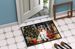 Cavalier Spaniel Cozy Christmas Doormat Front Door Mat Indoor Outdoor Rugs For Entryway, Non Slip Washable Low Pile, 24H X 36W_maomaolike.com