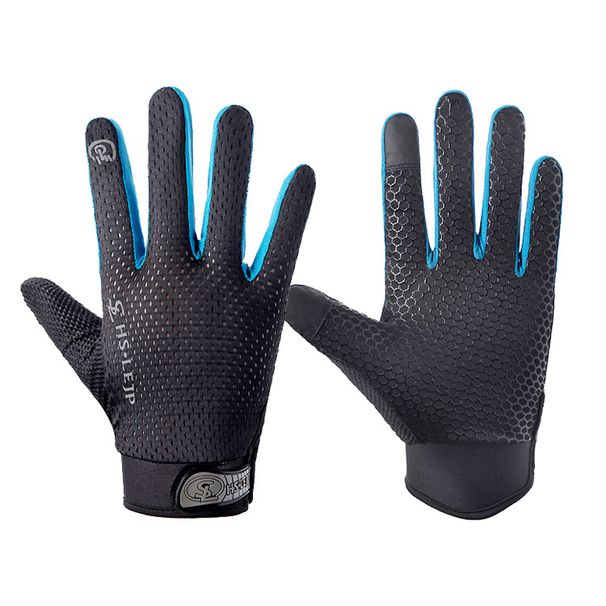 Outdoor gloves men's and women's sports breathable touch screen non slip fitness cycling bicycle mountaineering full finger gloves_maomaolike.com