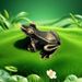 Landscape Copper Alloy Mini Micro Carving Animal Fish Tank Rockery Bonsai Landscaping Small Frog Ornament Craft_maomaolike.com