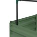 Outsunny Galvanized Raised Garden Bed, 24" X 24" X 11.75" Outdoor Planter Box With Trellis Tomato Cage And Open Bottom For Climbing Vines, Vegetables, Flowers In Backyard, Garden, Patio, Green_maomaolike.com