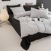 2026 Spring New Simple High-End Solid Color Four-Piece Foreign Trade Luxurious Skin-Friendly Three-Piece Set Bed_maomaolike.com