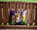 Beagle King Of Mardi Gras Throw Pillow Machine Washable, Indoor Outdoor Decorative Pillow For Couch, Bed Or Patio, 14Hx14W_maomaolike.com