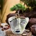 New Creative Face Crack Abstract Flower Pot Resin Craft Plant Container Home Garden Ornament_maomaolike.com