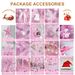 6FT Christmas Tree with Pink Lights - Pre-Lit Artificial Xmas Tree for Holiday Decor_maomaolike.com