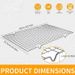 Cooling Racks For Cooking And Baking, 10" X 16" Baking Rack 2-Pack Heavy Duty Wire Cookie Rack For Cooking, Roasting, Grilling, Drying, Oven Safe, Fits Half Sheet Pan_maomaolike.com