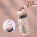 450ML Cute Children Drinking Kettle Plastic Portable School Cup Kids Water Bottle With Healthy Straw And BPA Free_maomaolike.com