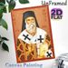 Saint Nektarios Orthodox Painting Poster, Traditional Gilded Religious Portrait Poster, Exquisitely Detailed Sacred Artwork Suitable For Home Chapel_maomaolike.com