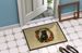 Pug Christmas Flowers Doormat Front Door Mat Indoor Outdoor Rugs For Entryway, Non Slip Washable Low Pile, 24H X 36W_maomaolike.com